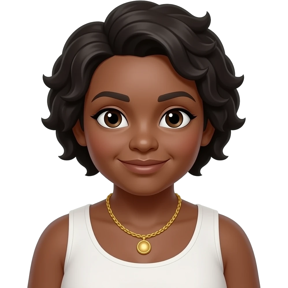 Fat African lady emoji