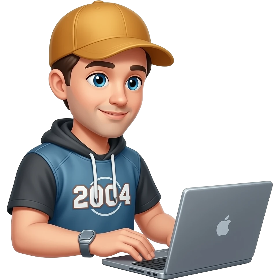 Watching a video, 2004 style emoji