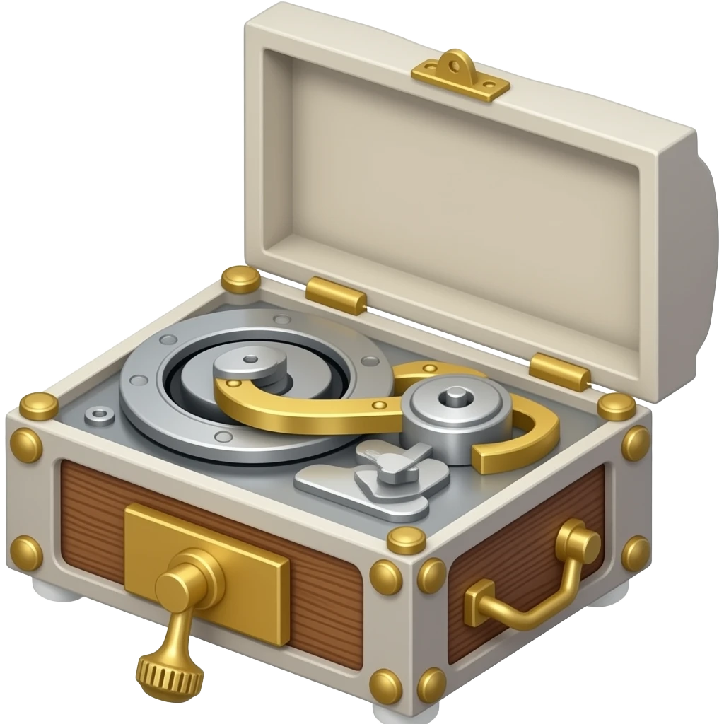 the mechanical music box emoji