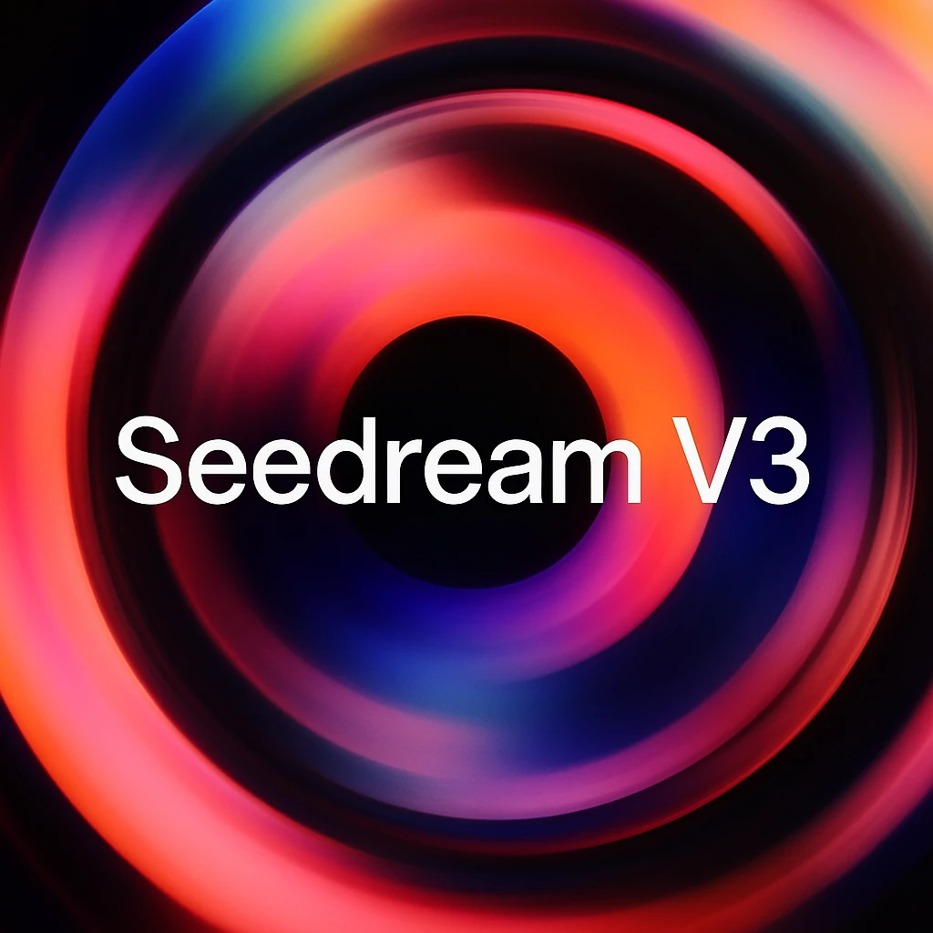 remake this and make "Seedream V3" bit bigger emoji