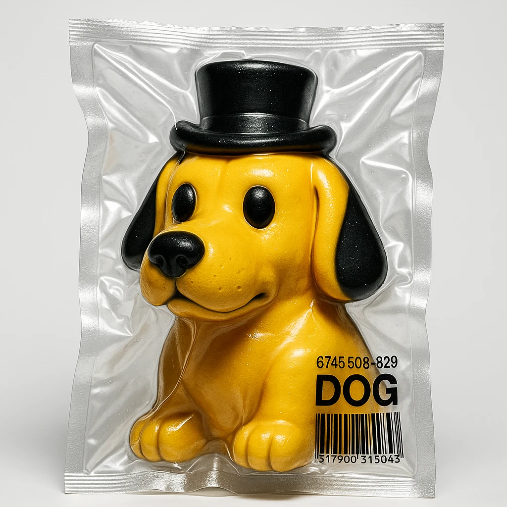 dog with tophat emoji