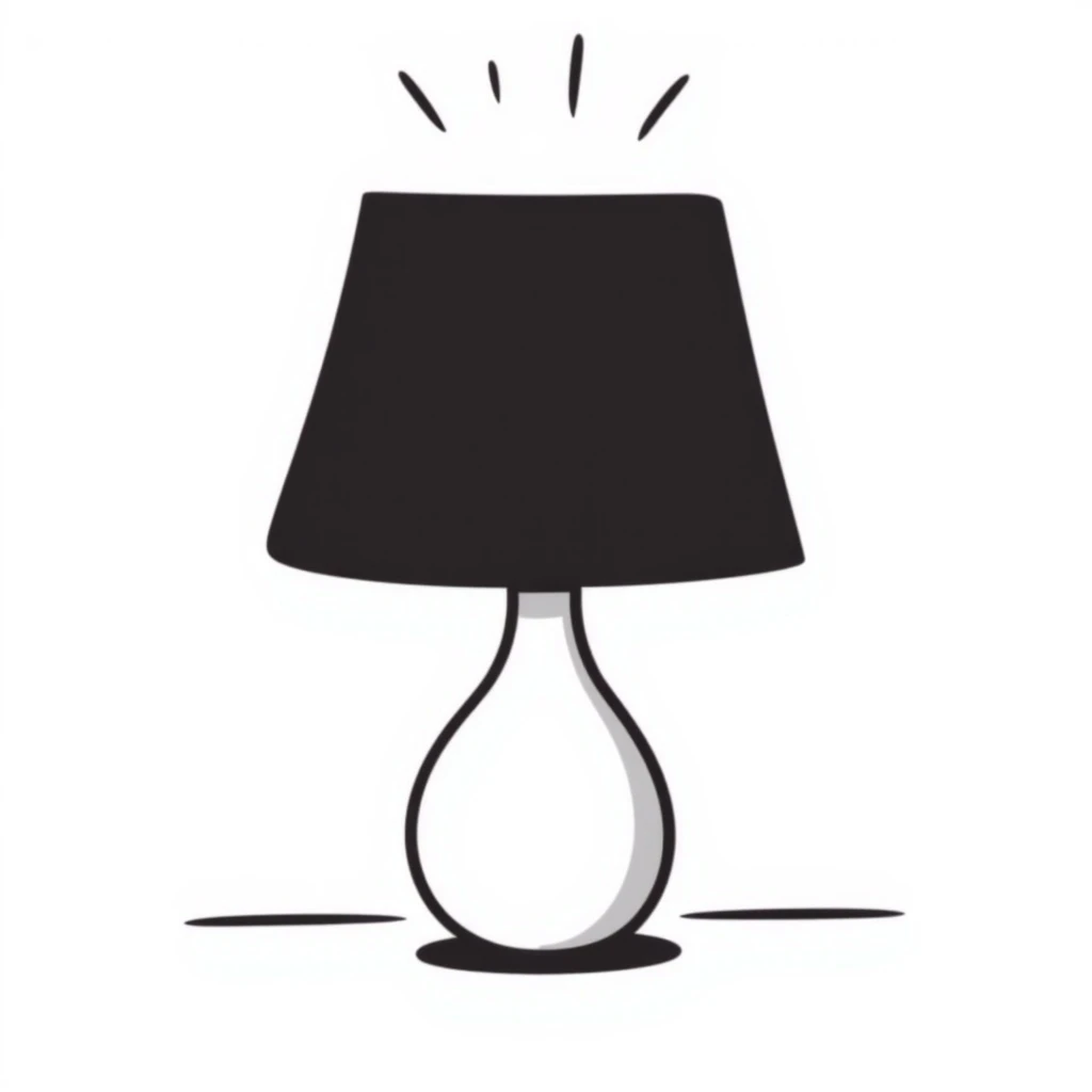 A lamp emoji