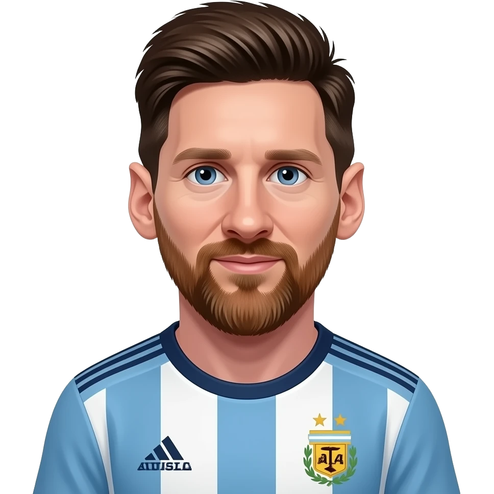 Messi in Argentina emoji