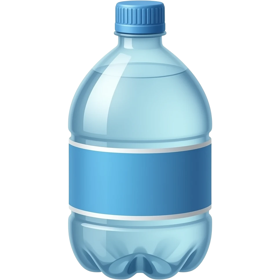 Grande bouteille d'eau emoji