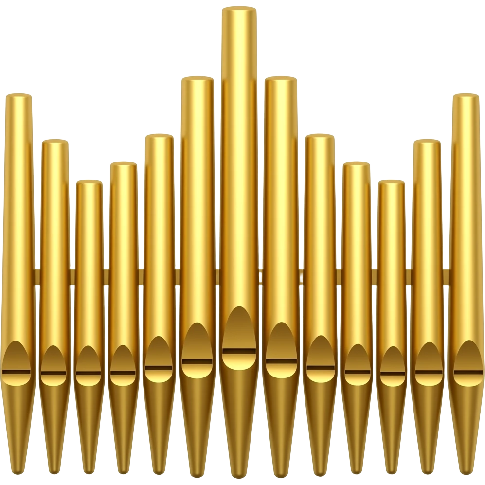 Pipe organ gold emoji