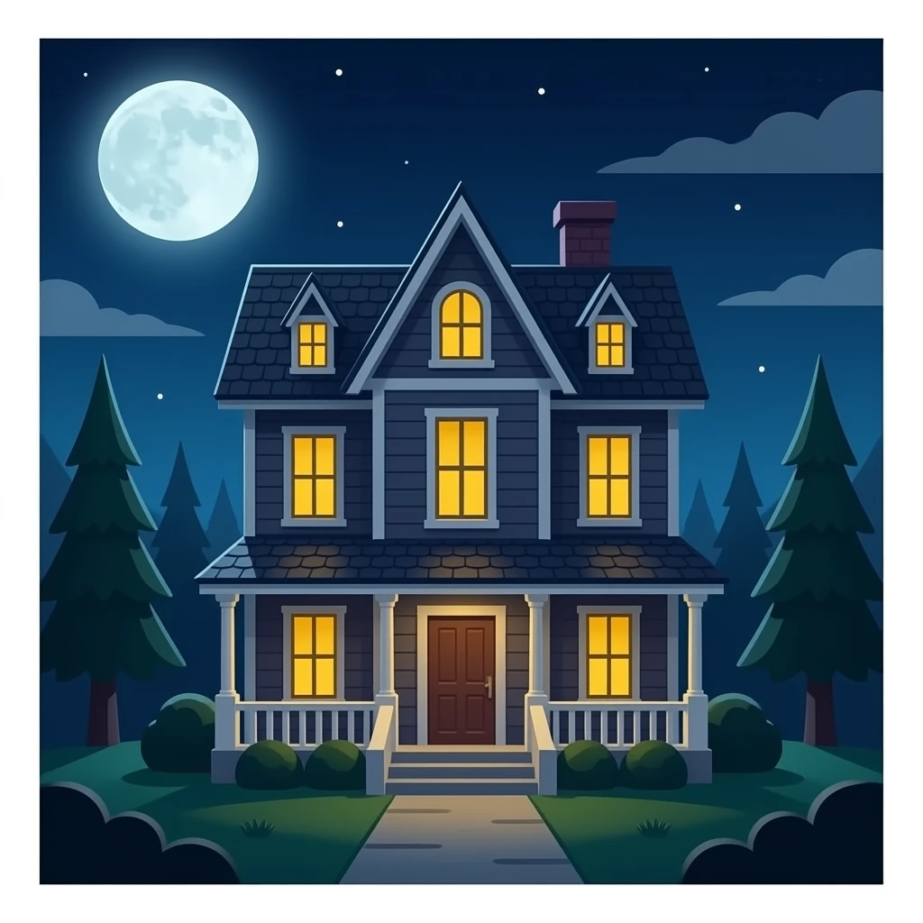 Monster house from movie monster house emoji