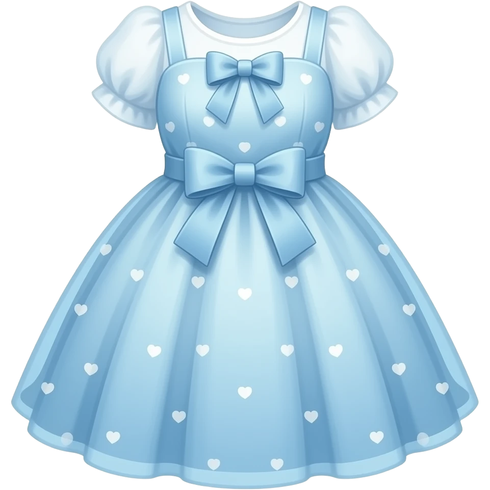Cute little dresses emoji
