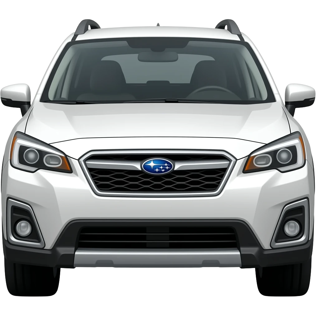 white subaru crosstrek emoji