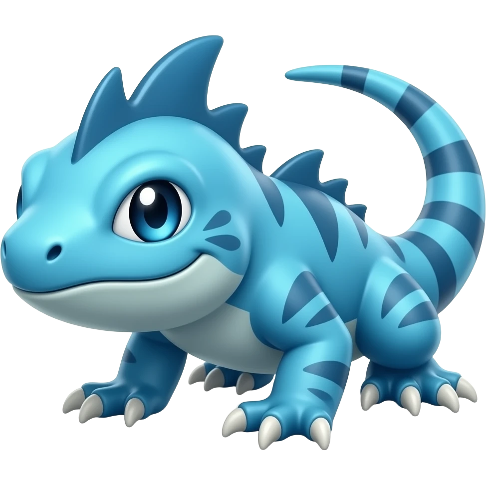 blue VMAX lizard faekmon emoji