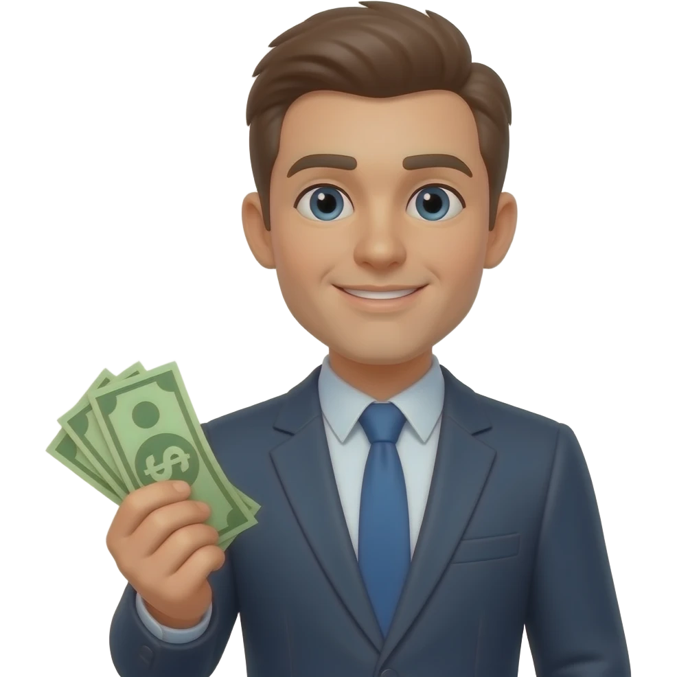 Regalando dinero emoji