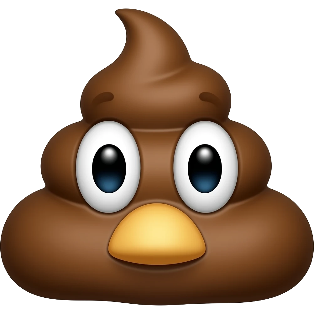 Poo baddie emoji