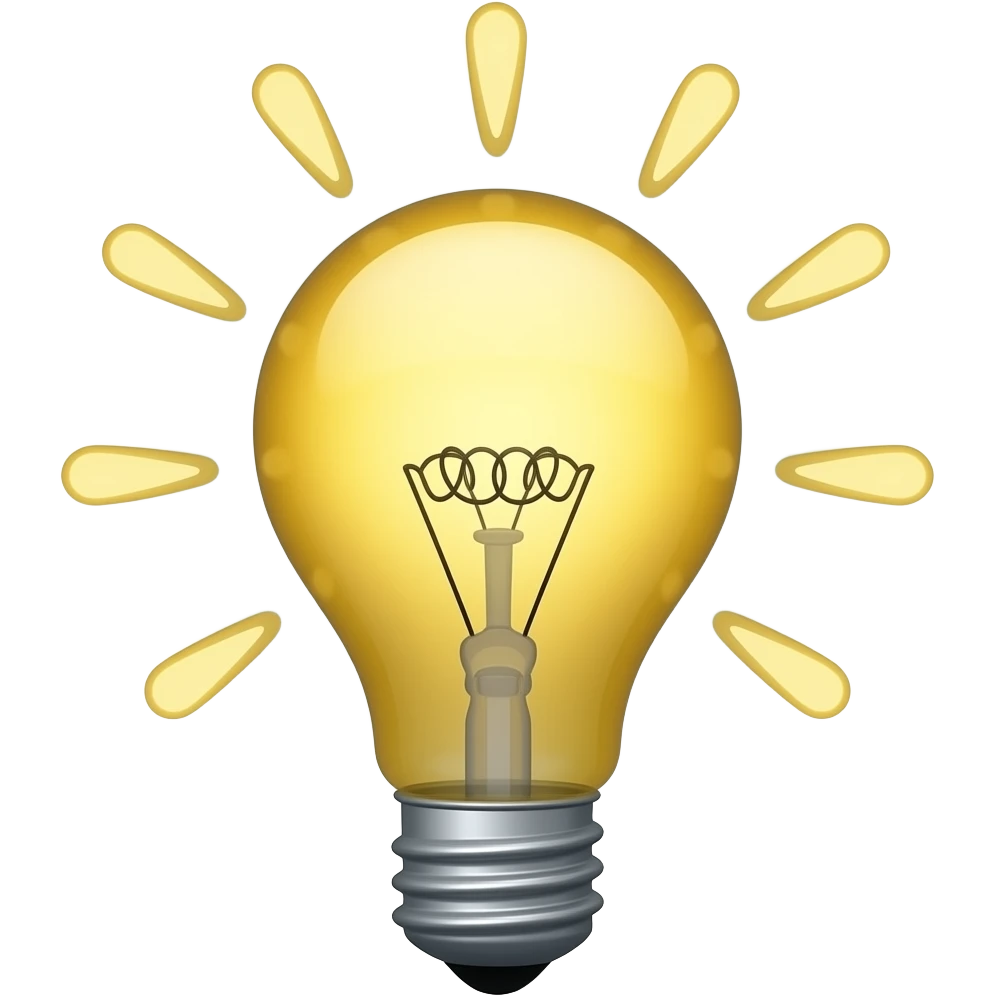 chispitas de idea emoji