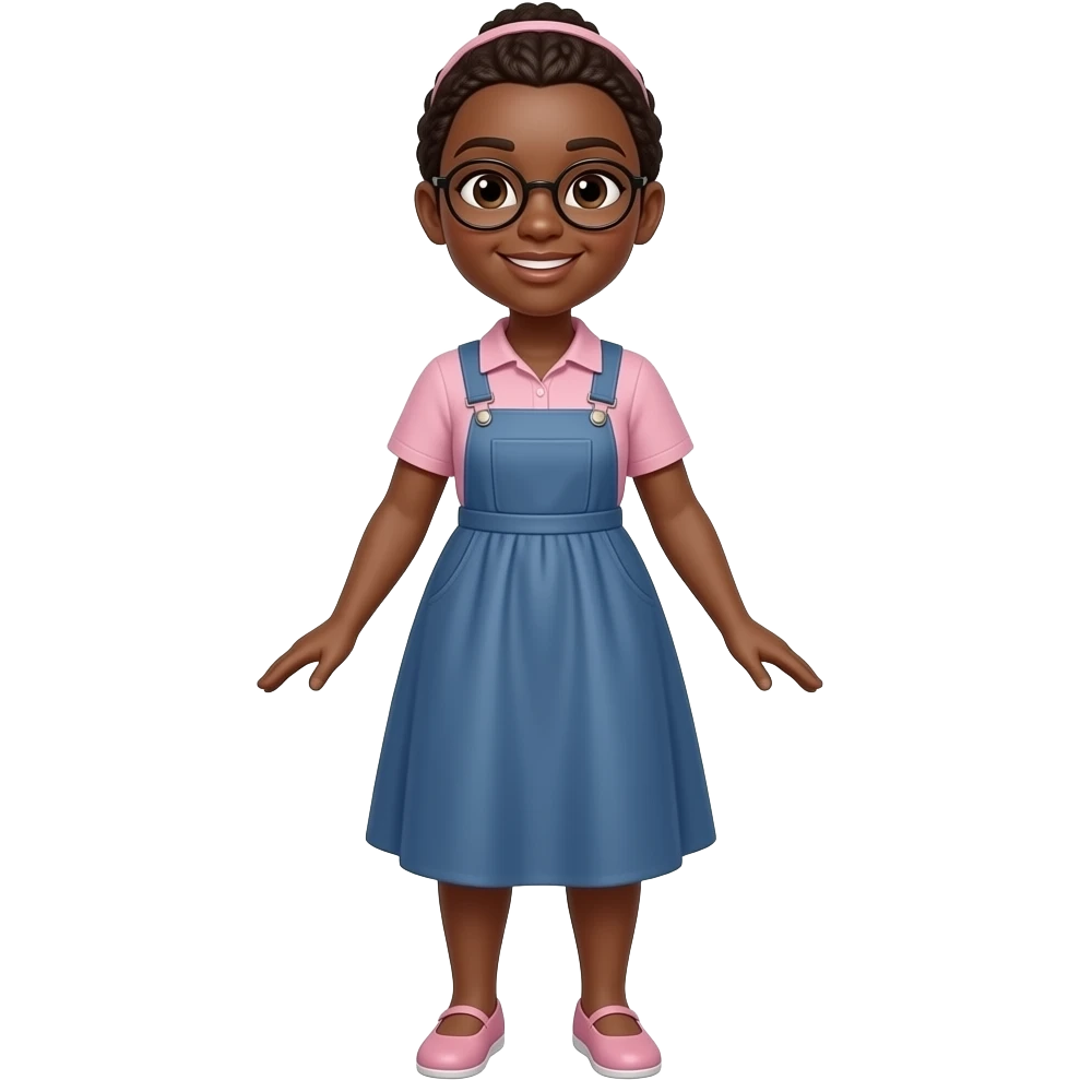 black aunt whole body emoji