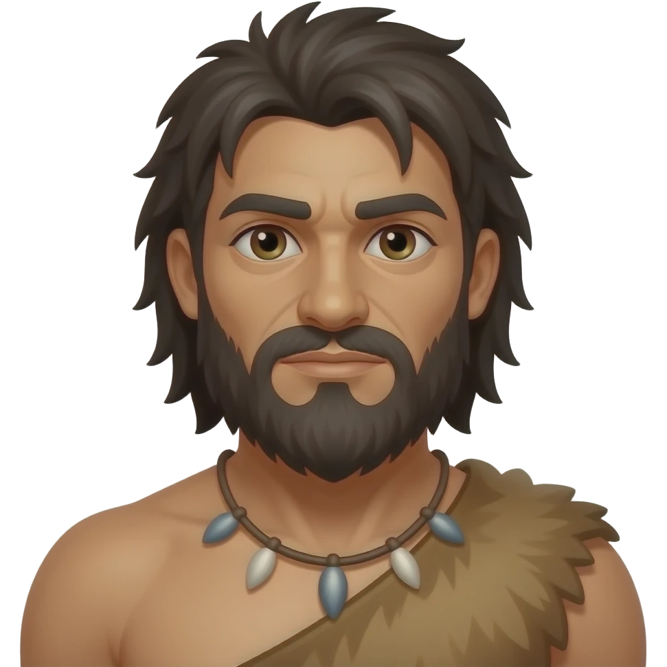 stone age man emoji