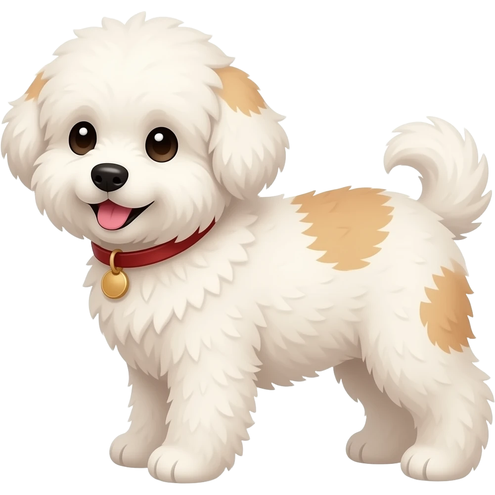 wuschelliger hund emoji