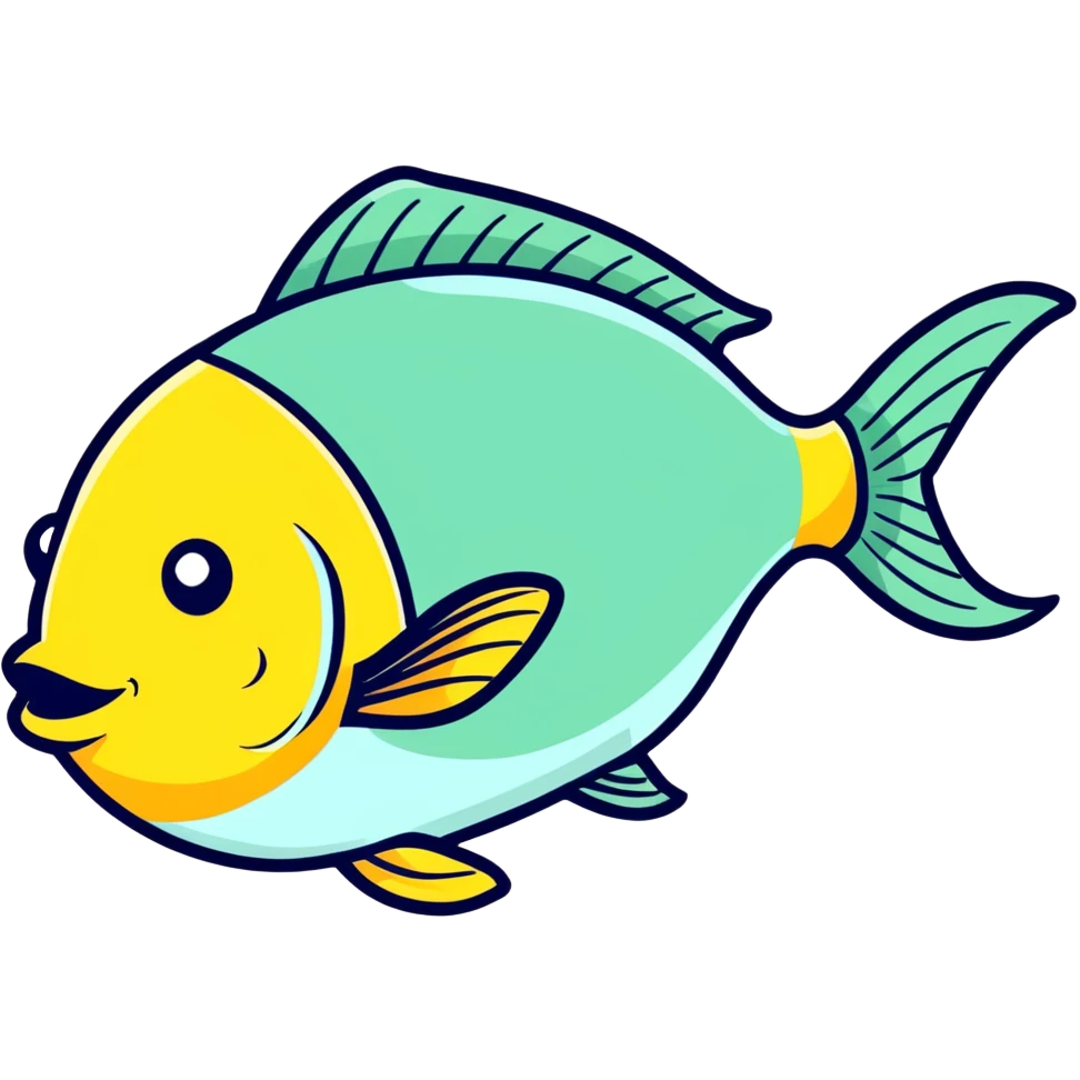 Big fat fish emoji