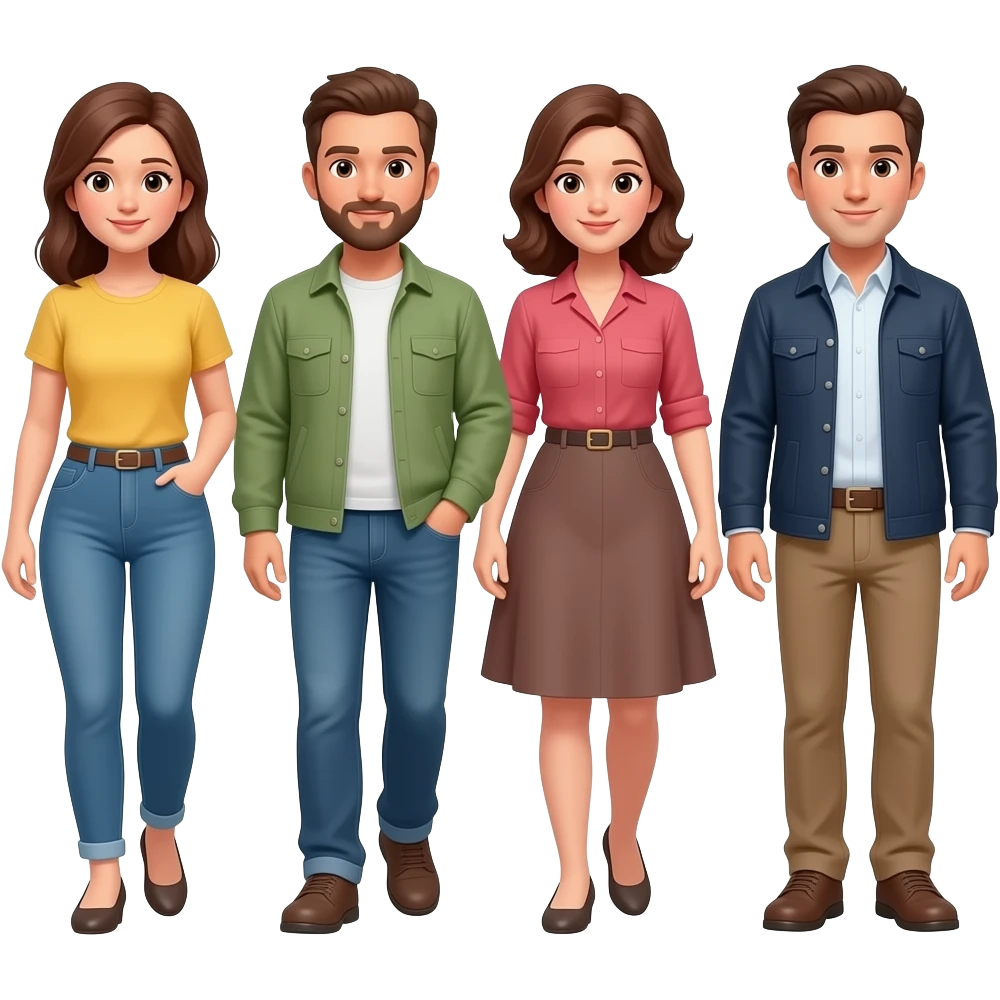 GENT CAMINAT PER EL POBLE emoji