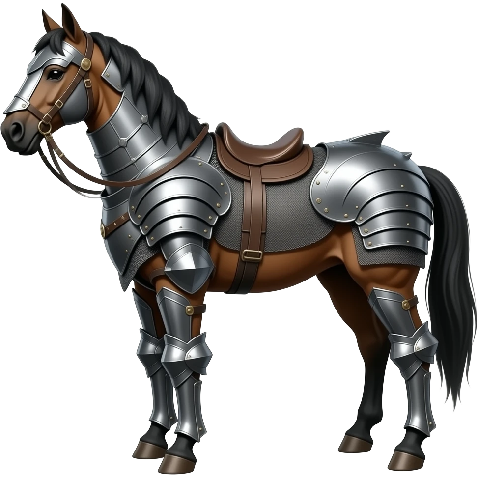horse_armored_4 emoji