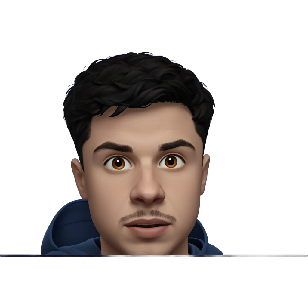 portrait of a young man emoji