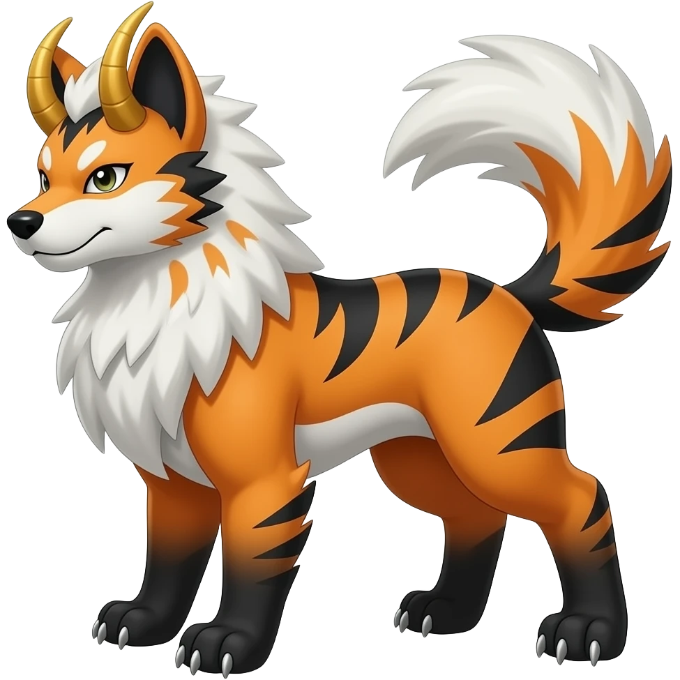 Litten-Absol-Luxray-Houndoom-hybrid emoji