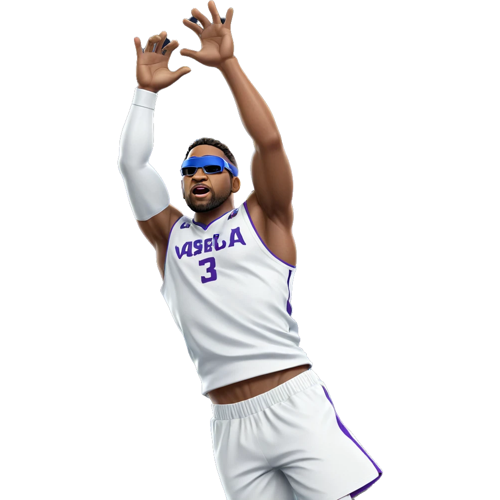 stylish male in basketball gear emoji