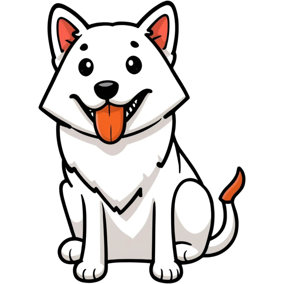 A cool dog with a blunt in his mouth  emoji