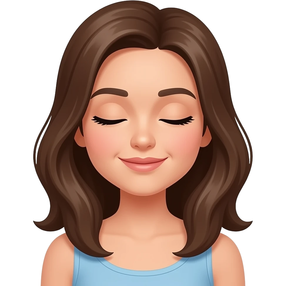 female relaxing emoji