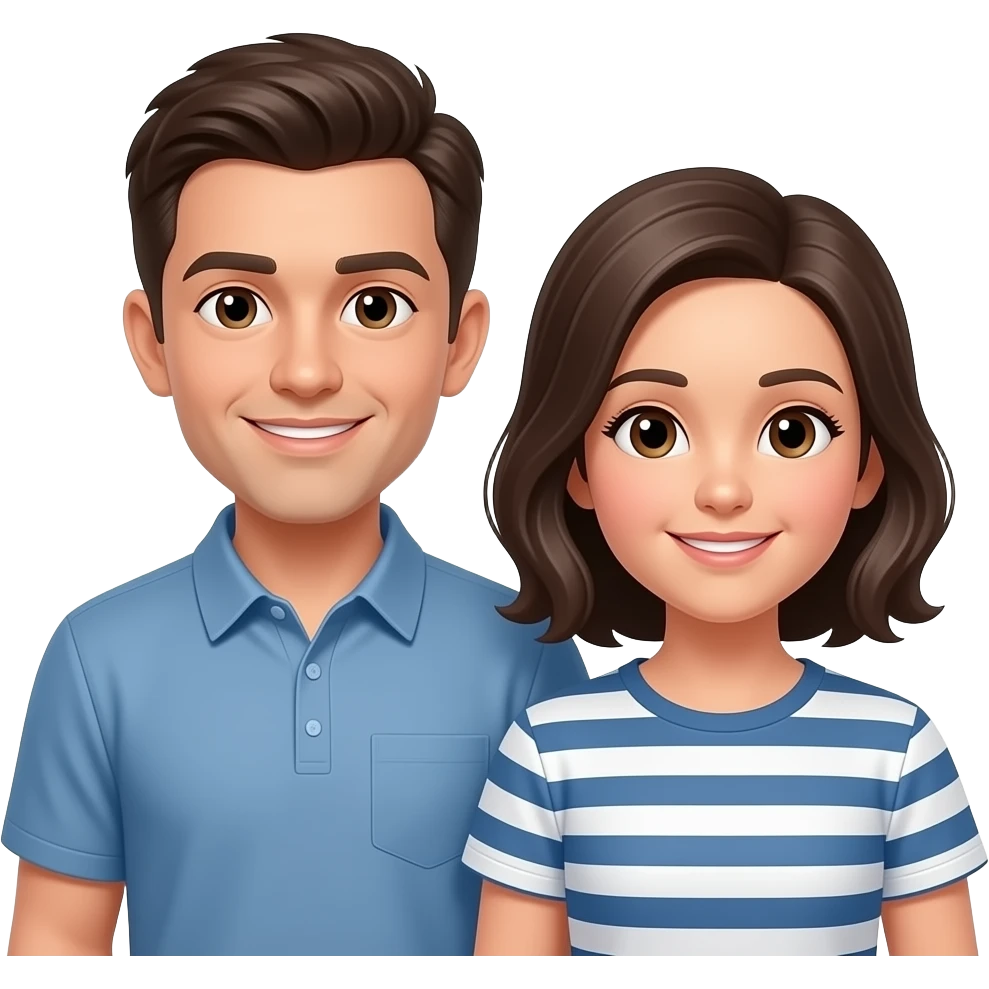 Query mostrar um desenho de um Irmão dentro dela uma familia emoji