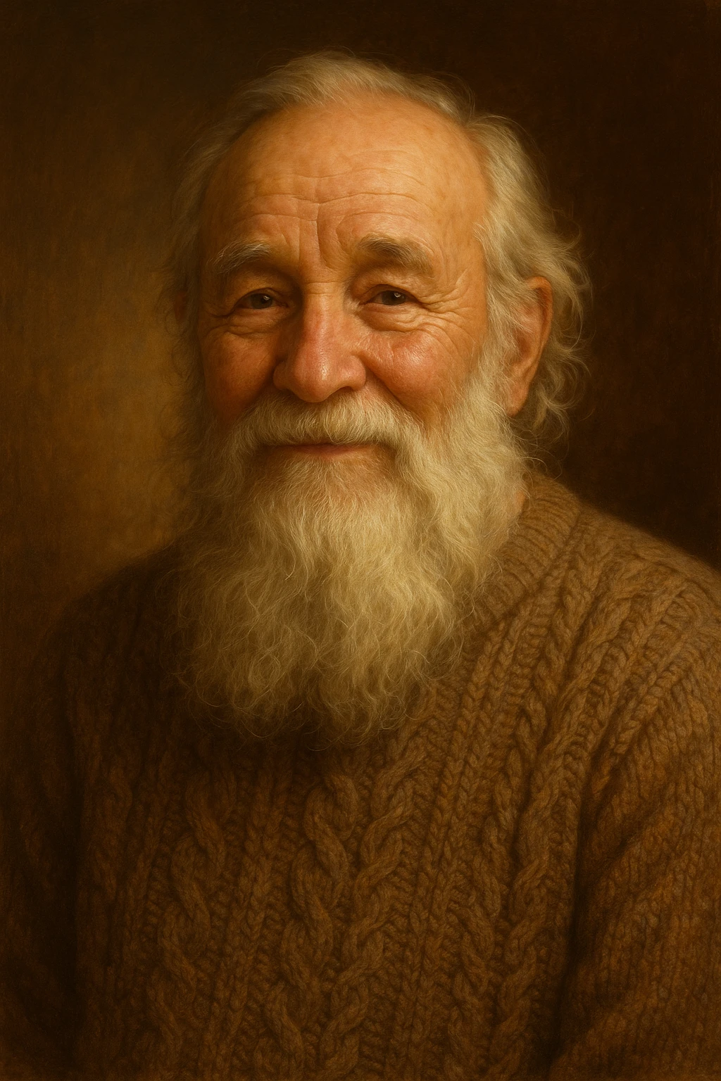 grandfather with a white beard emoji