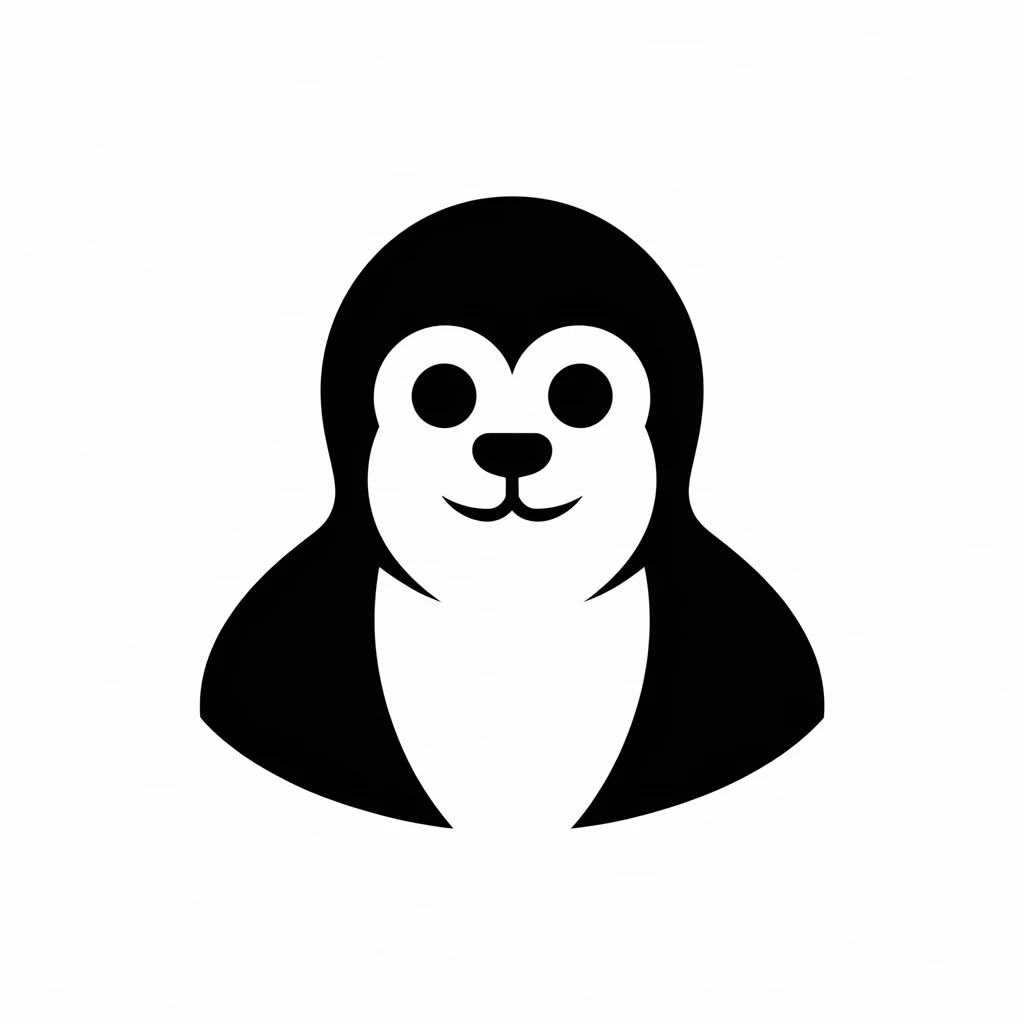 Gnu icon black silhouette emoji