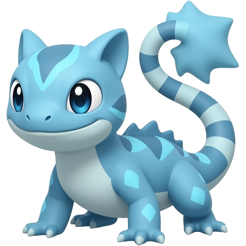 blue electric lizard  fakemon emoji