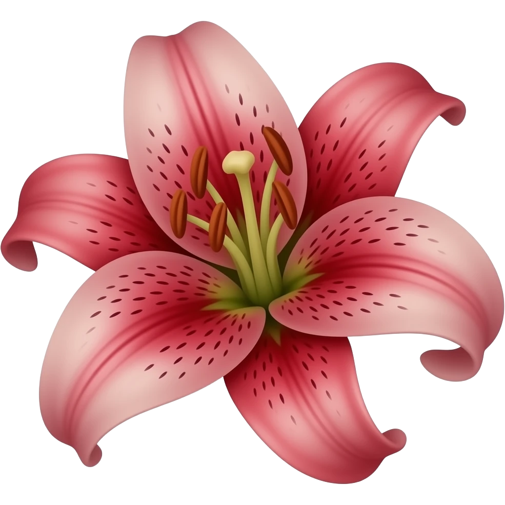 Spider lily flower sembol emoji