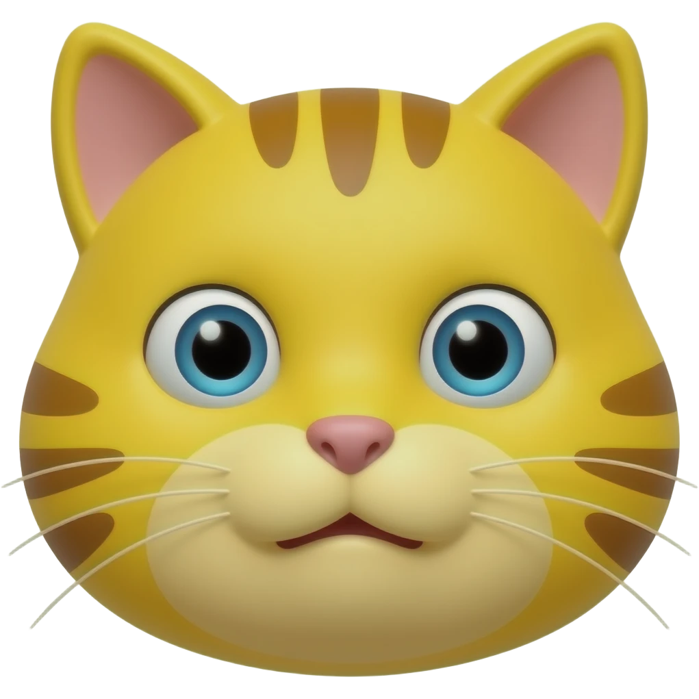 Emoji kuning mewing emoji