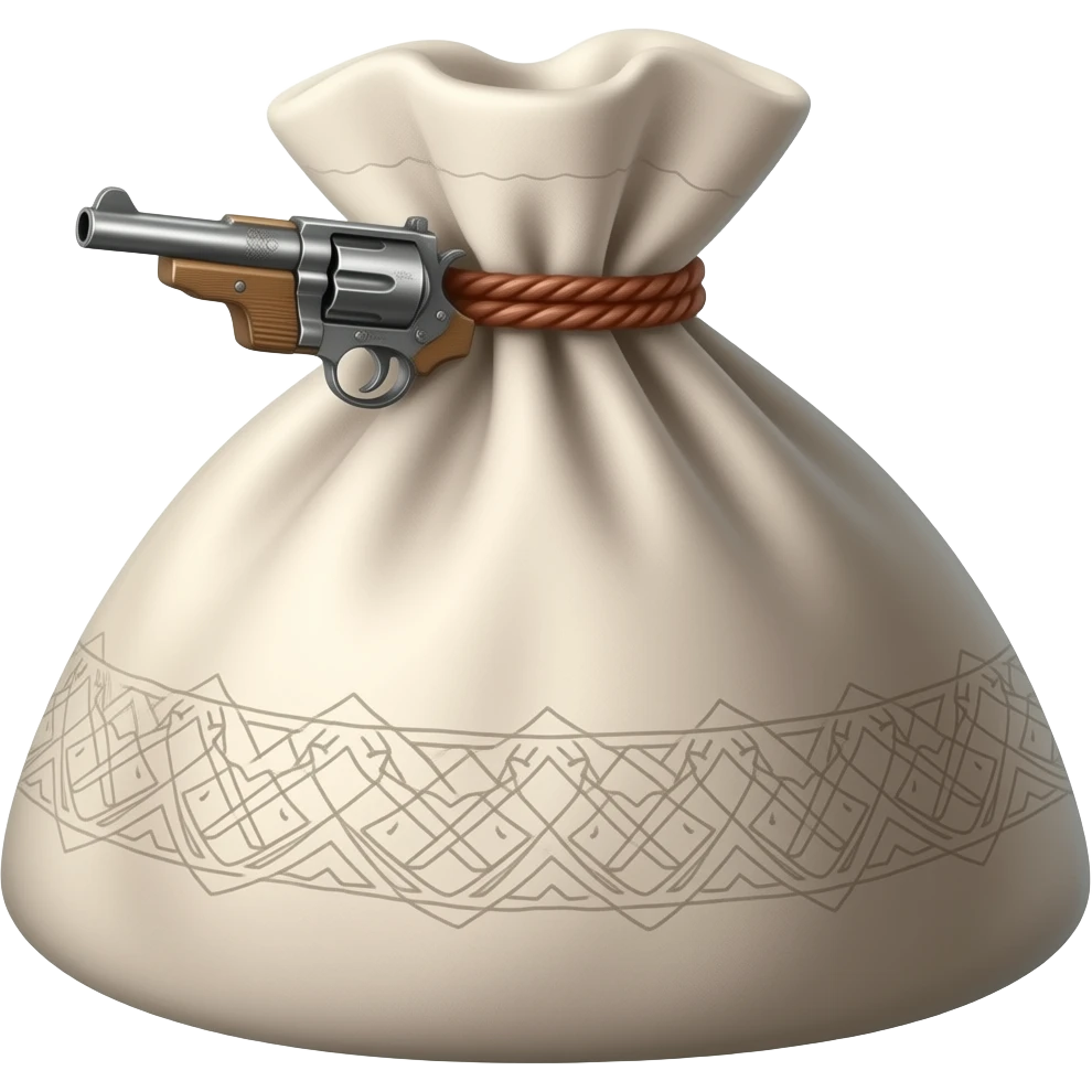 Колобок Пистолет у головы emoji