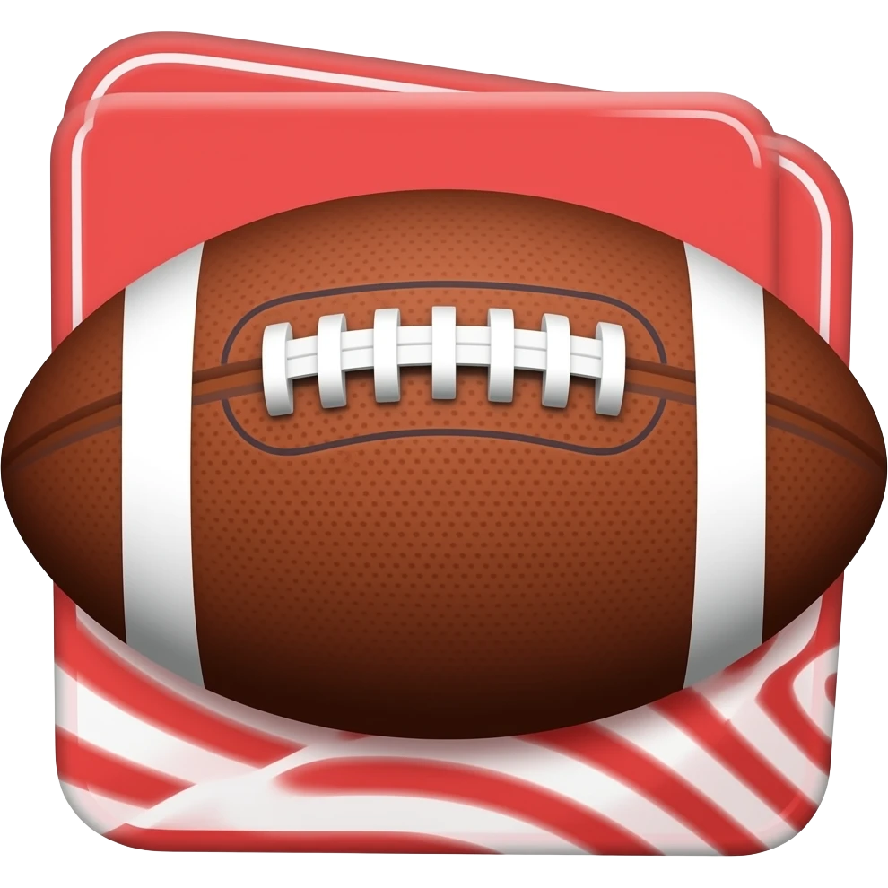 Tarjeta roja de fútbol emoji