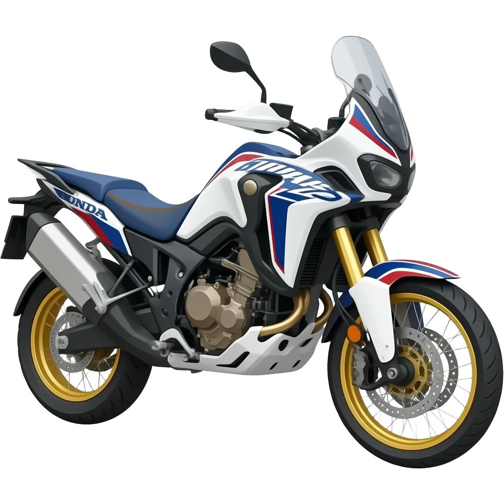 Honda Africa Twin CRF 1000L Adventure Sports high contrast emoji
