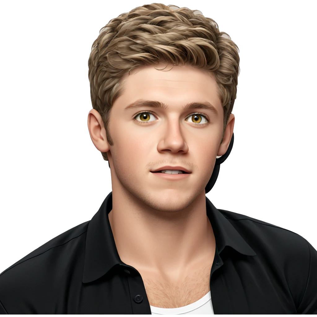 realistic portrait of young man emoji