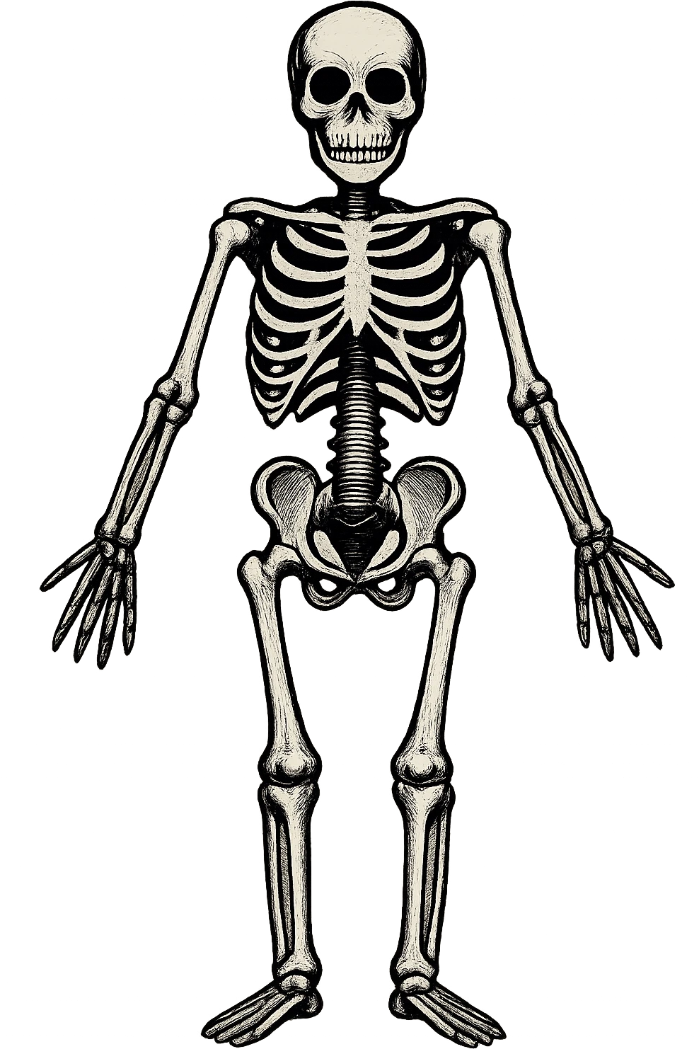 Halloween skeleton, remove background  emoji