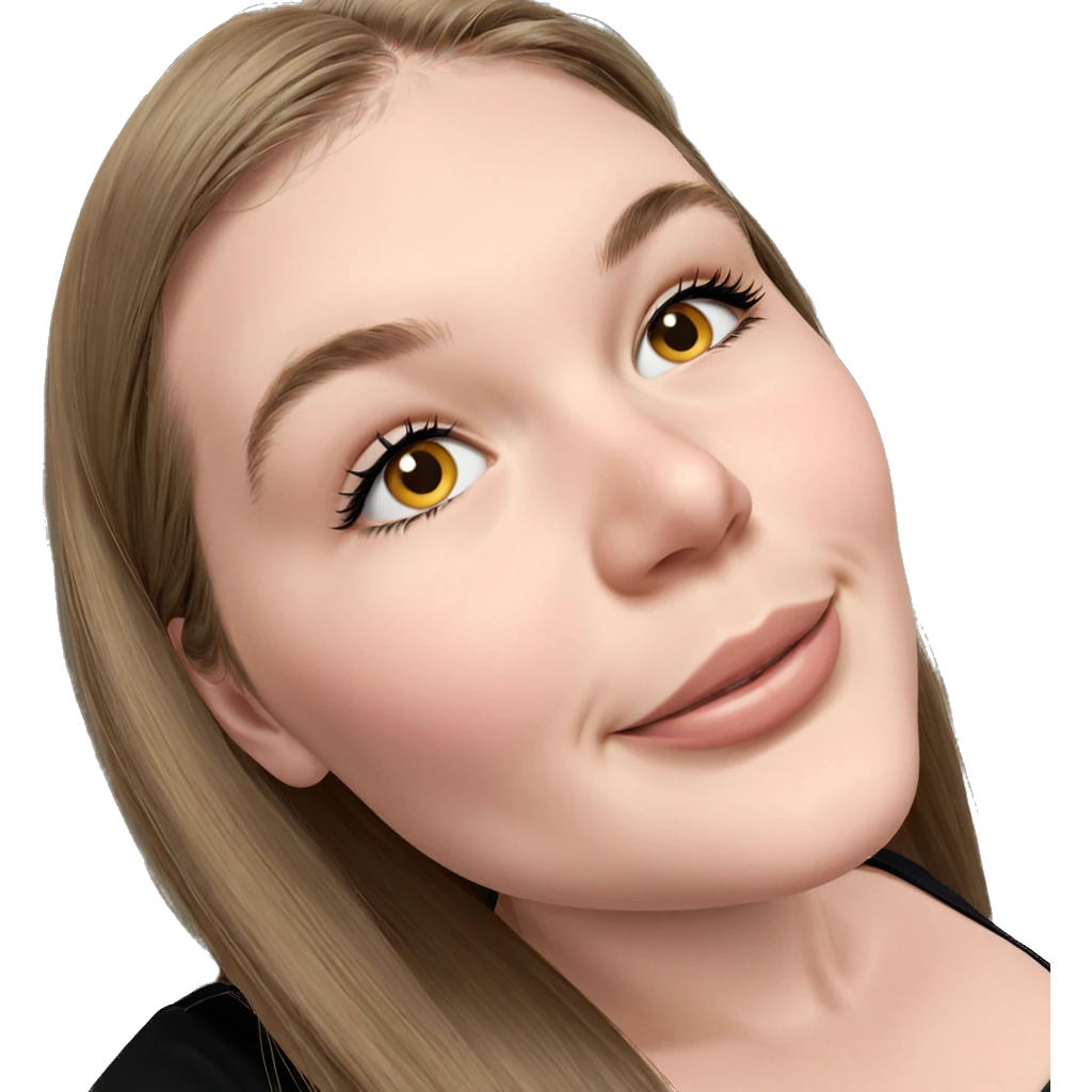 smiling girl with long hair emoji