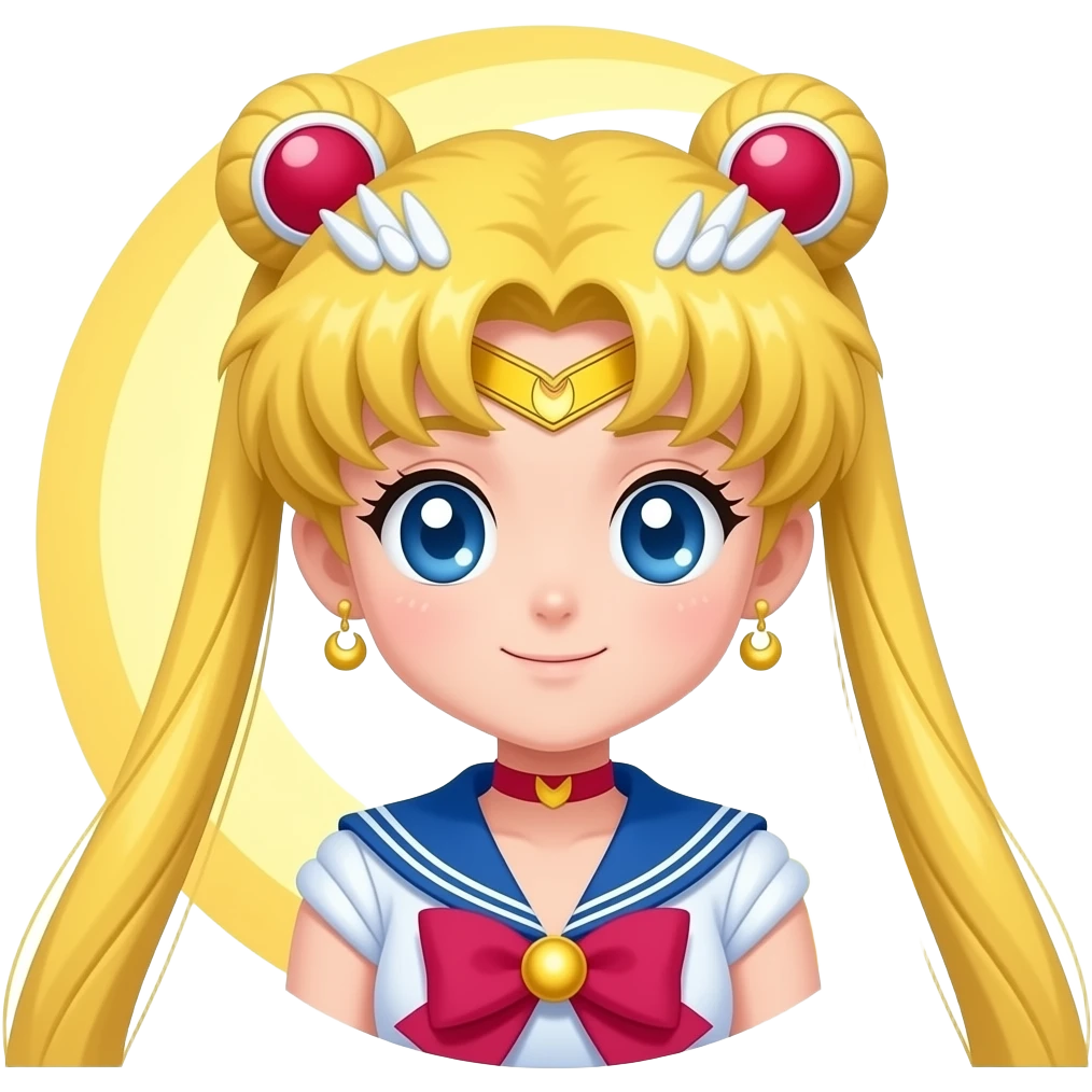 Sailor moon. Y. Sailor chirin moon emoji
