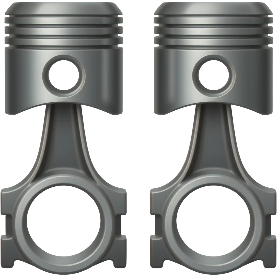 Les deux piston comme ça mais en noir emoji