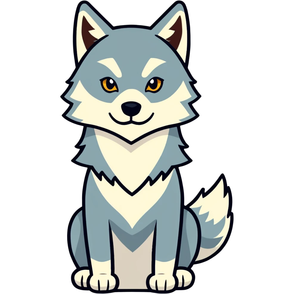 Wolf emoji
