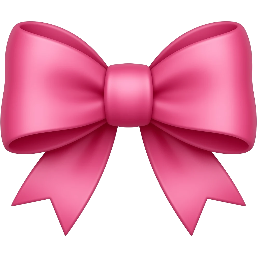 Fiocco rosa antico chiarissimo emoji