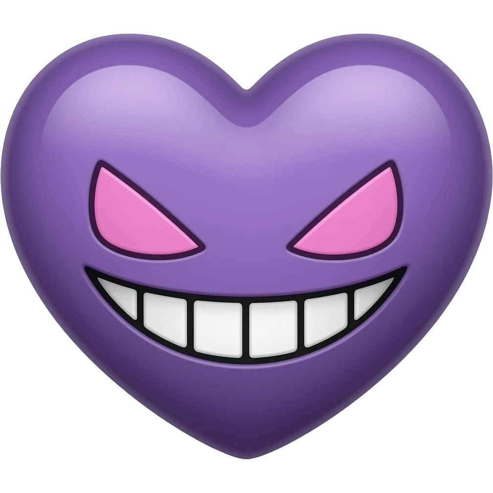 Gengar heart emoji