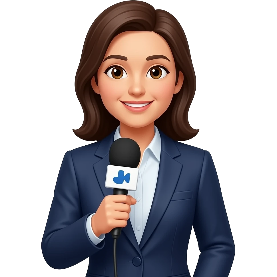 news reporter emoji
