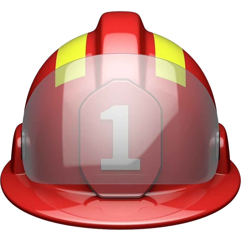 rescue red helmet emoji