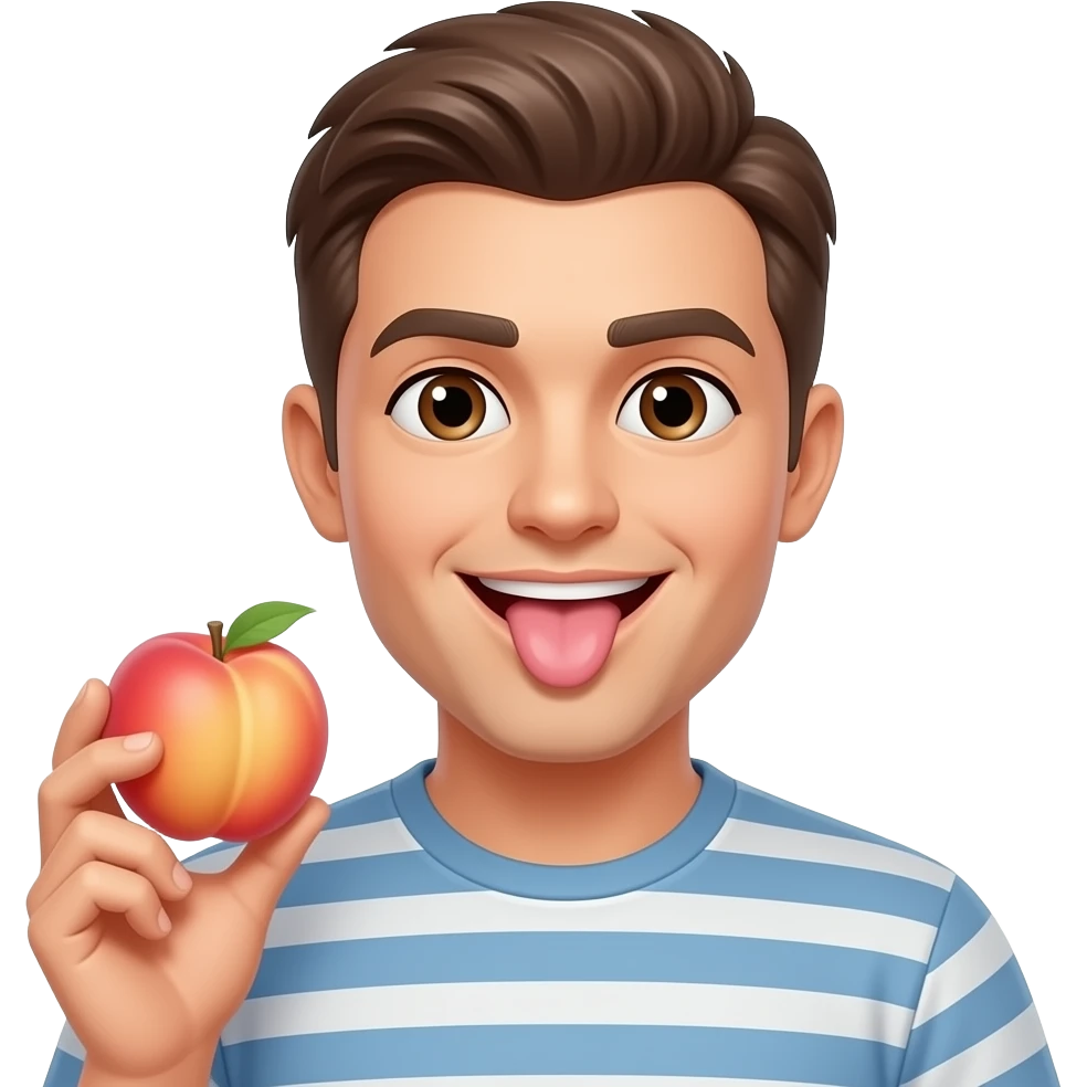 😛🍑 emoji