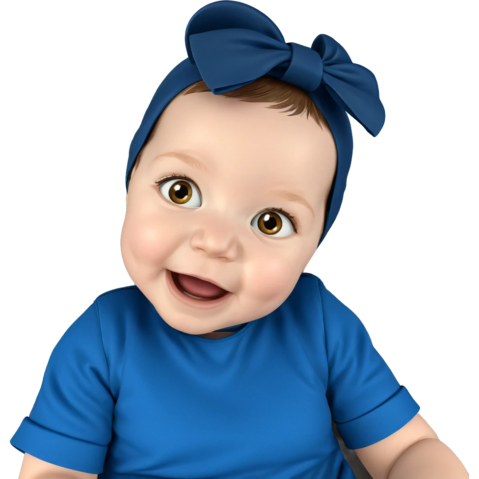 curious girl with bow emoji