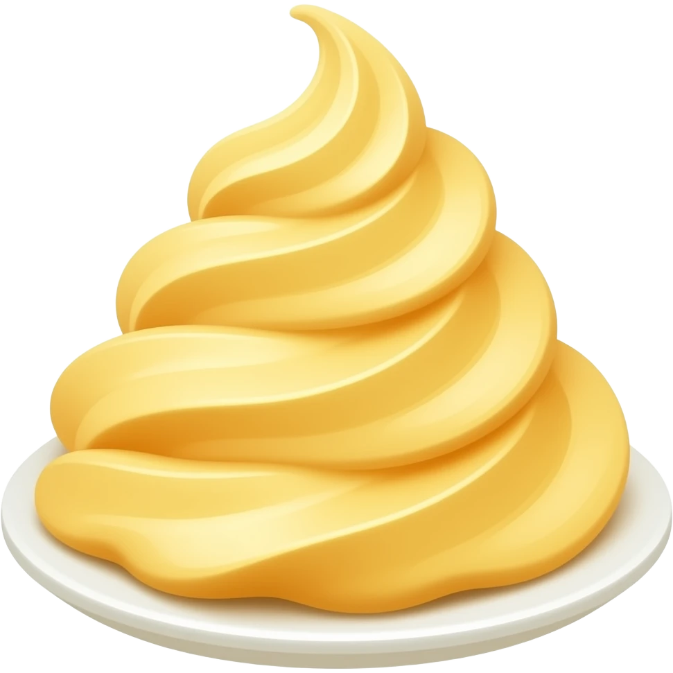 Mango ice cream emoji