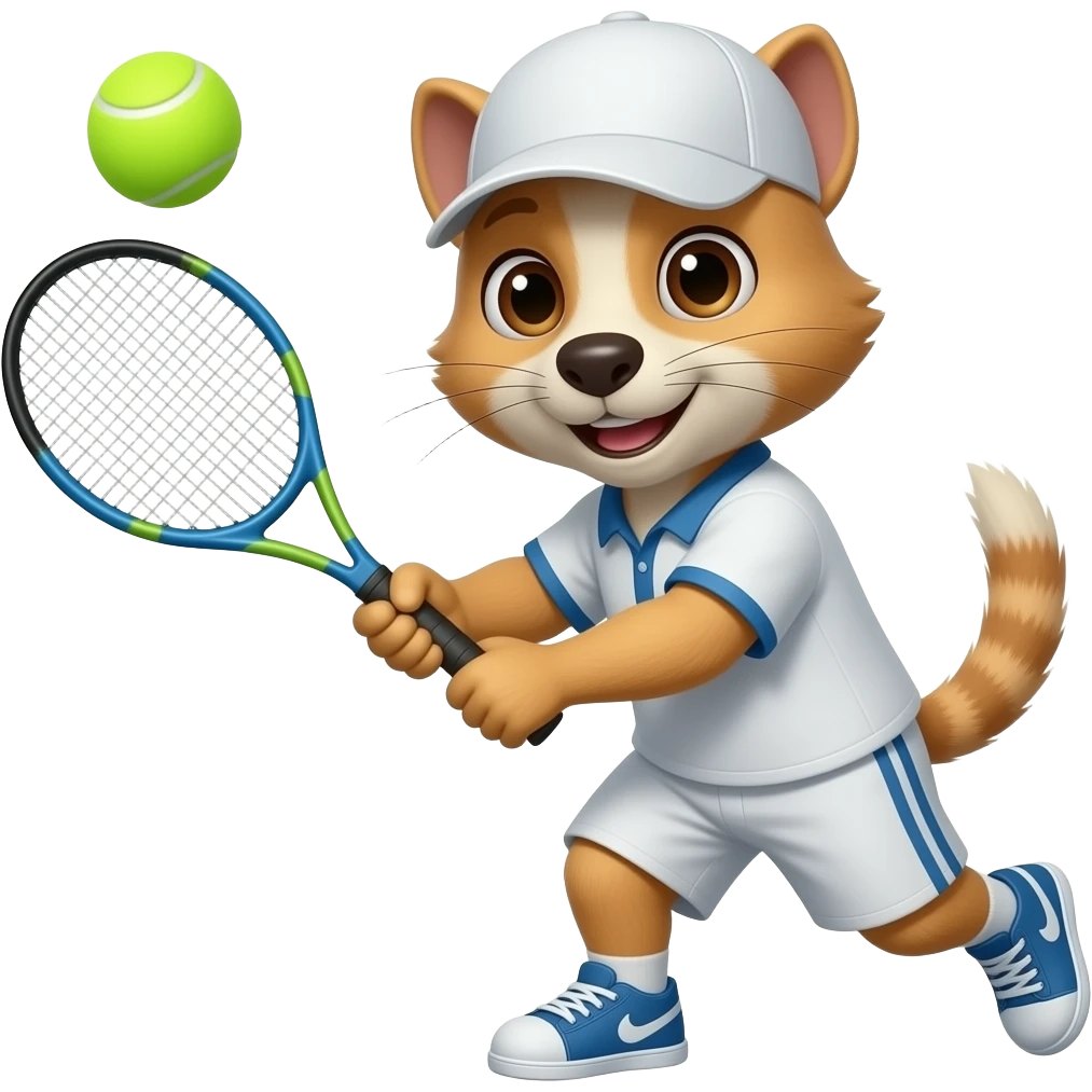 Animals Playing Tennis emoji